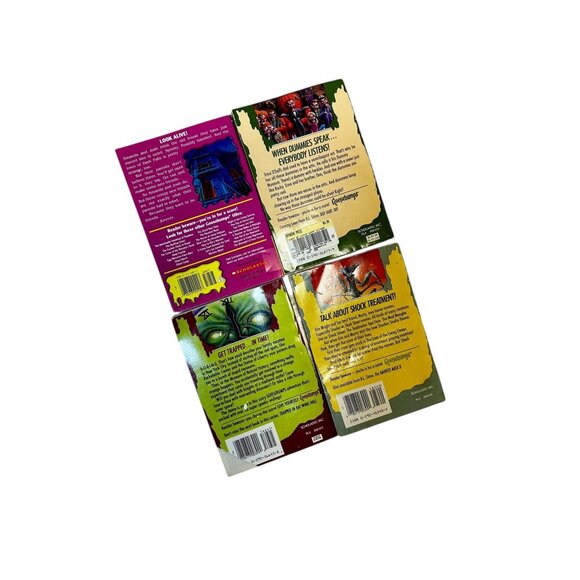 Goosebumps Lot 4 Books – R.L. Stine Vintage Paperbacks “Welcome to Dead House” + - Picture 2 of 2